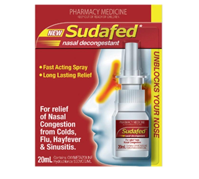 Sudafed® Nasal Decongestant Spray Sudafed® Pe 